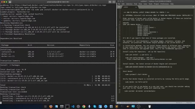 How To Install Latest Docker Stable Version on Centos 7 смотреть онлайн