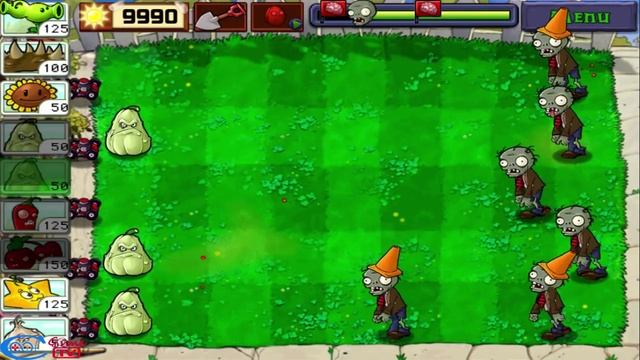 Plants vs Zombies - Squash,Potato Mine & Spikeweed VS Zombie Gameplay iOS Android смотреть онлайн