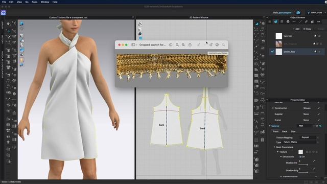 How to add Custom Textures to Your Garments in CLO3D смотреть онлайн