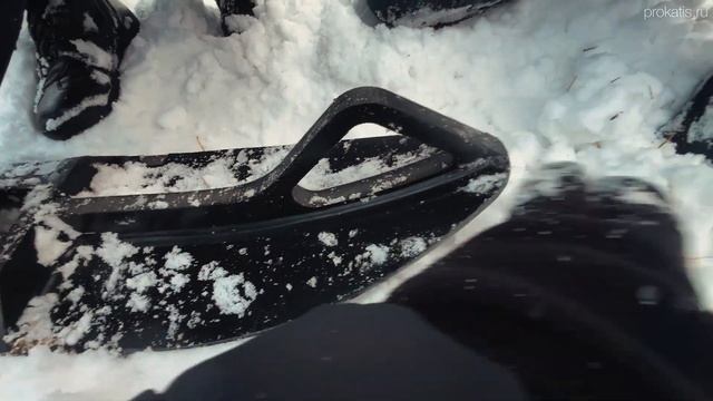 Снегоцикл Трак Х. Обзор и тест на снегу.