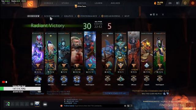 Road to Crusader. Solo MMR push..dota2 live stream.. смотреть онлайн