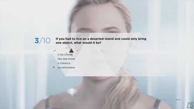 DETROIT BECOME HUMAN - CHLOE's All Main Menu Quotes & Dialogues (including Survey)
