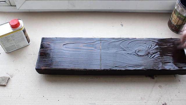 Браширование древесины обжигом и покрытие маслом смотреть онлайн