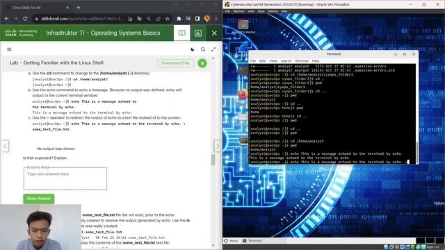 2.2.7 Lab - Getting Familiar with the Linux Shell смотреть онлайн