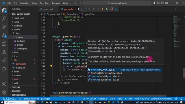 How to create a spin wheel game in Flutter | Full tutorial step by step for a beginner. #flutter смотреть онлайн