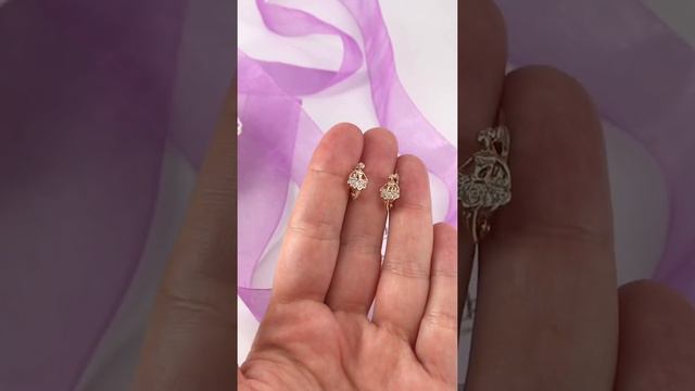 Детские серьги Балерины из золота смотреть онлайн