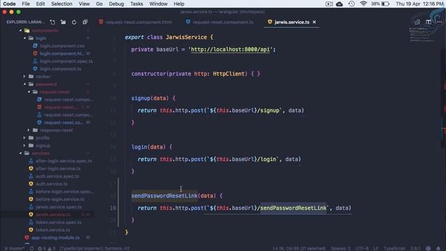 Laravel Angular Authentication with JWT | Reset Password #12 смотреть онлайн