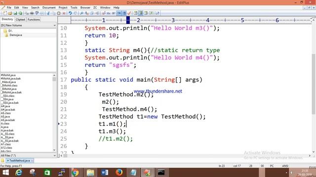 Why Method|Types of Method_Online_CoreJava_Selenium_Part-6 смотреть онлайн