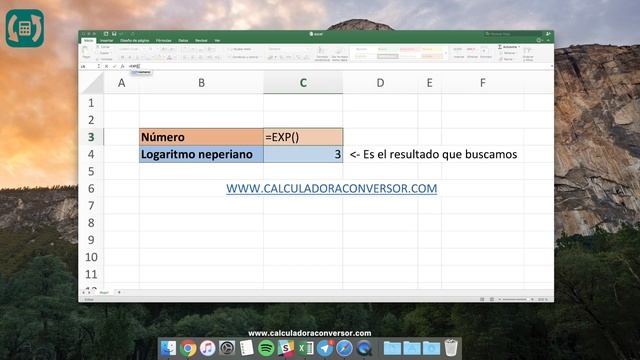 Cómo calcular logaritmos neperianos en EXCEL смотреть онлайн