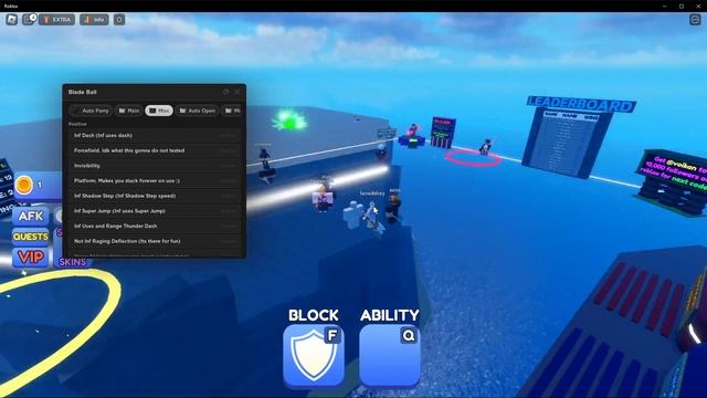 BLADE BALL Script Pastebin 2023 AUTO FARM WIN | GIVE ALL SKILL | AUTO PARRY (NO KEY) смотреть онлайн
