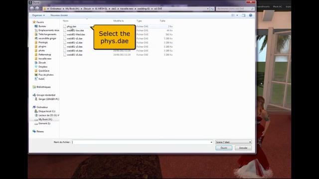 tutoriel upload a dae in second life смотреть онлайн