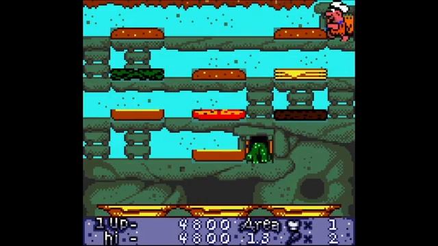 The Flintstones: BurgerTime in Bedrock (GBC) - let's play - a match up of licenses смотреть онлайн