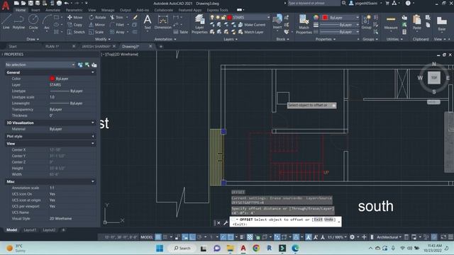 23'X58' House Plan in AutoCAD | AutoCAD House Planning Tutorial смотреть онлайн