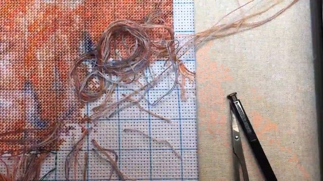 Flosstube #93-1:Jeanne Samary - Renoir, cross stitch parking Stitch with me 명화십자수 Вышивка крестом смотреть онлайн