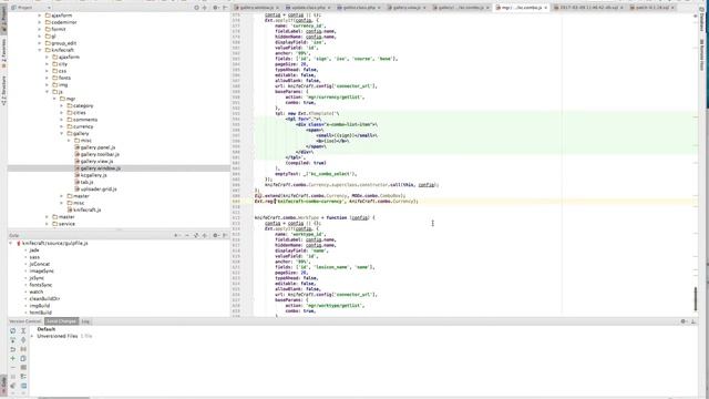 Пример сложного интерфейса на ExtJS в MODx Revolution смотреть онлайн