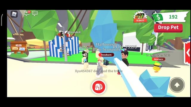 Трейд скорпион хэллоуин//мемы роблокс// roblox adopt me смотреть онлайн