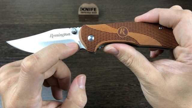 Нож Remington 420J2 Дерево R40001 от Buck Knives смотреть онлайн