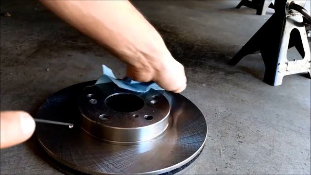 Front brake pad and disk replacement Honda Accord 2008-2012 смотреть онлайн