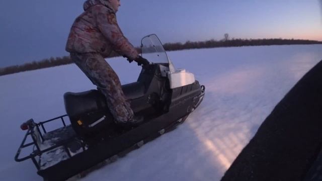 Ураганим и Бураним, вечерние покатухи на Урагане толкач и Буране АДЕ