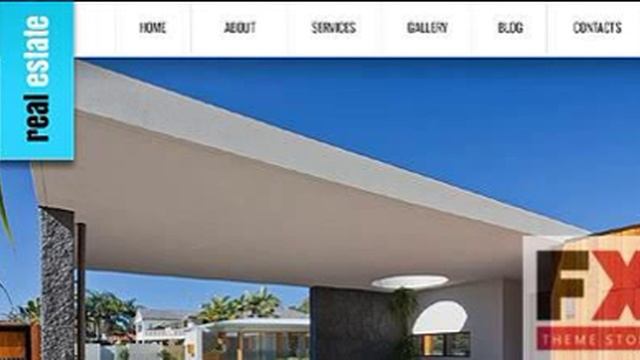 Preview White Real Estate WordPress Template by Butterfly TM смотреть онлайн