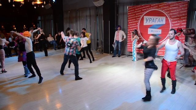ХАСТЛ, Discofox, Strictly Open, 14 финала, заход 2, танец 1 смотреть онлайн