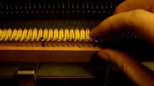 Как вязать начальный ряд на Чернивчанке/Первый ряд на вязальной машине Чернивчанка