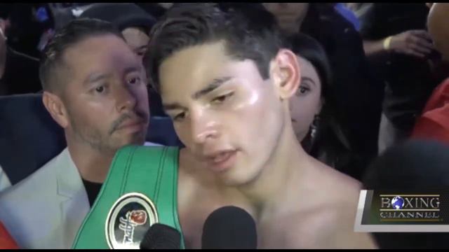 Ryan Garcia Talks About His Win Over Jayson Velez смотреть онлайн
