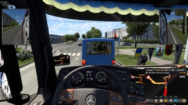 Euro Truck Simulator 2 доставка автомобилей (6 т) 614 км смотреть онлайн