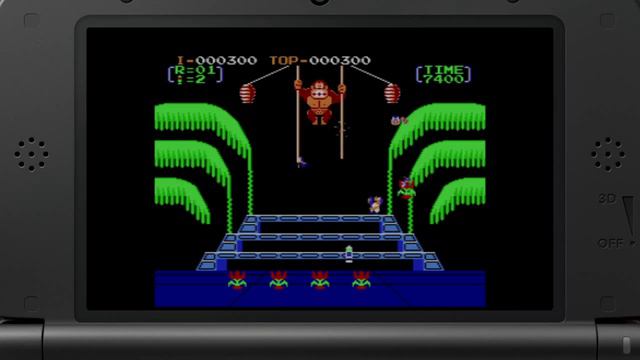 Donkey Kong 3 3DS VC trailer смотреть онлайн