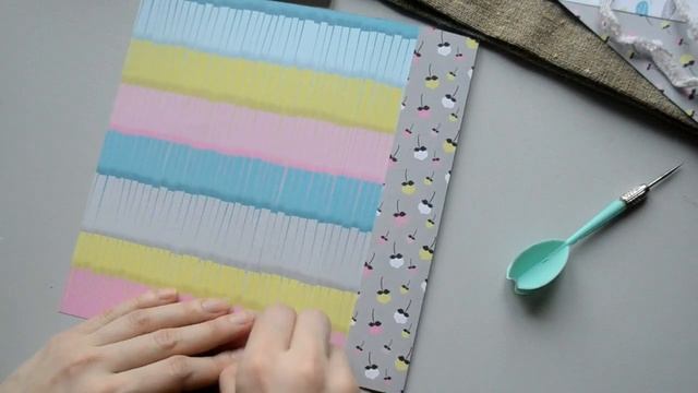 Мастер-класс по созданию скрап-альбом/ 4 разворот/5 часть/скрапбукинг/ смотреть онлайн