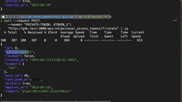 Personal / Group / Project Access Token rotation API смотреть онлайн