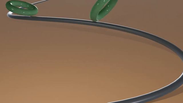 Blender geometry nodes - Object rolling along curve (WIP) смотреть онлайн