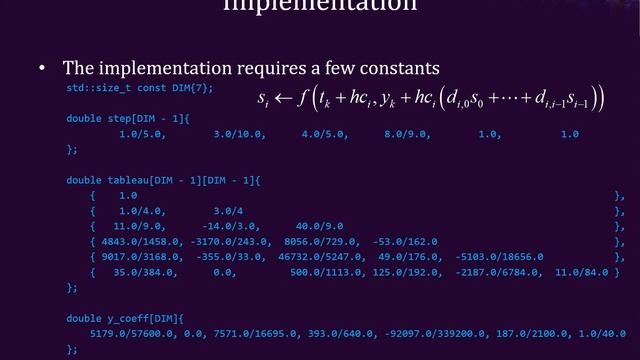 7.1.1.2.2 The Dormand-Prince method смотреть онлайн