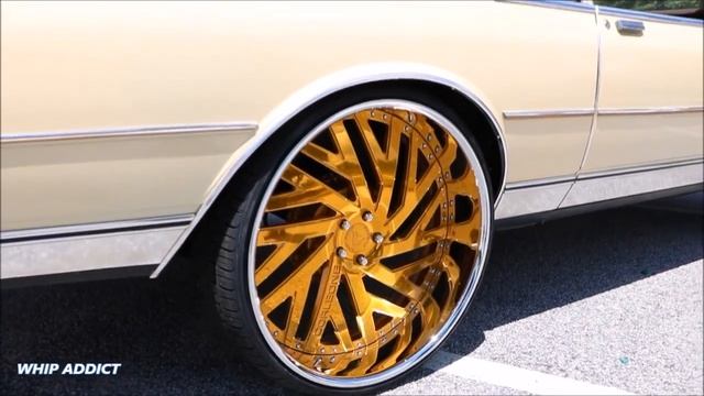 WhipAddict: 86' Chevy Caprice Landau on Gold Corleone Forged Gambino 26s, Squatyard ATL смотреть онлайн