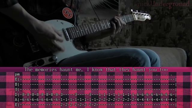 [TABS]Lil Peep - The Brightside (HQ Guitar Cover With Tabs)