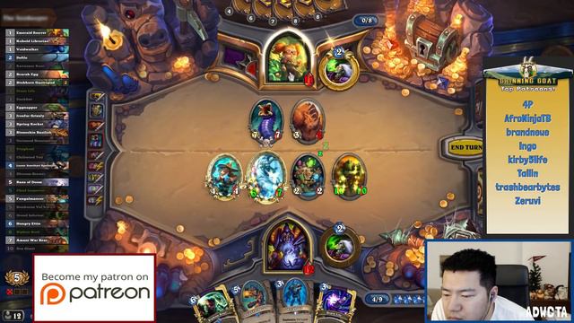 Hearthstone Arena | 12-Win Warlock: Midrange Tactics (Rastakhan #12) смотреть онлайн