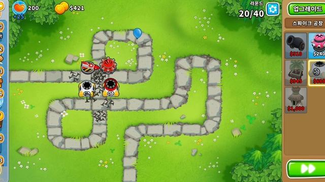 [풍타디 6] 일일 도전 Not a monkey in sight ~By AutoSniper2050(Bloons TD 6 daily challenge) смотреть онлайн