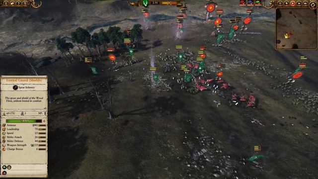 CAN THIS ELDEST DRAGON, BRING THE PAIN WAGON? - Wood Elves vs. Lizardmen - Total War Warhammer 2 смотреть онлайн