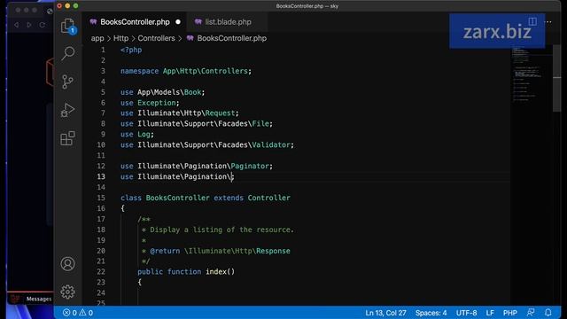 How to make a custom pagination from an array in laravel easiest way @ZarxBiz смотреть онлайн