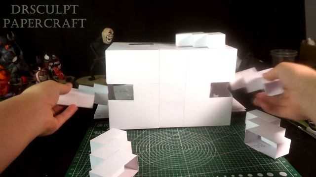 How To Make AXOLOTL MINECRAFT With Paper DIY Papercraft