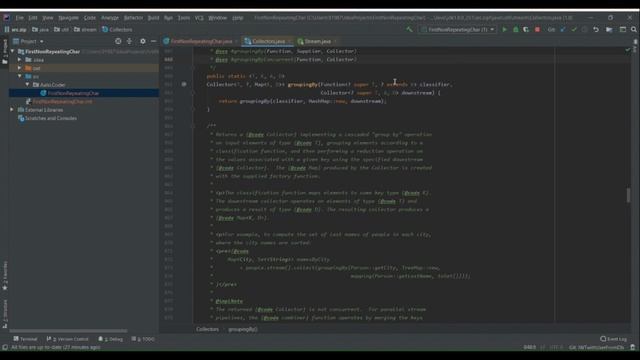 First non-repeating character in a Stream | Java8 | GFG | JP MorganQuestion | Myntra | Amazon?? смотреть онлайн