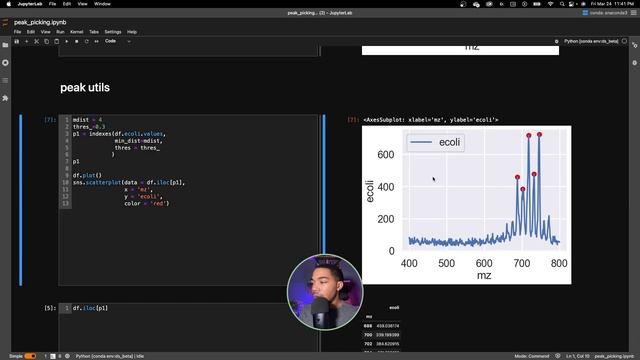 2 Methods to Find Peaks in Mass Spectrometry Data Using Python смотреть онлайн