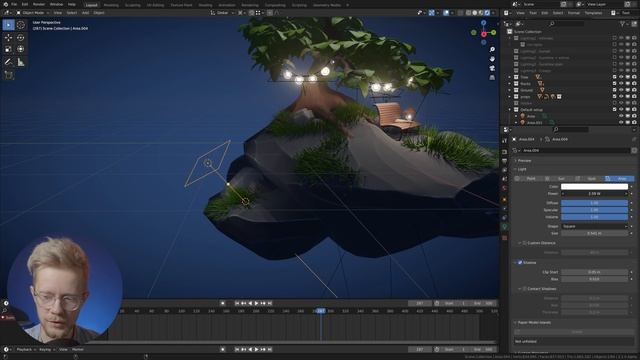 Eevee Lighting Tutorial - learn to shape light like a PRO [Blender 3.2] смотреть онлайн