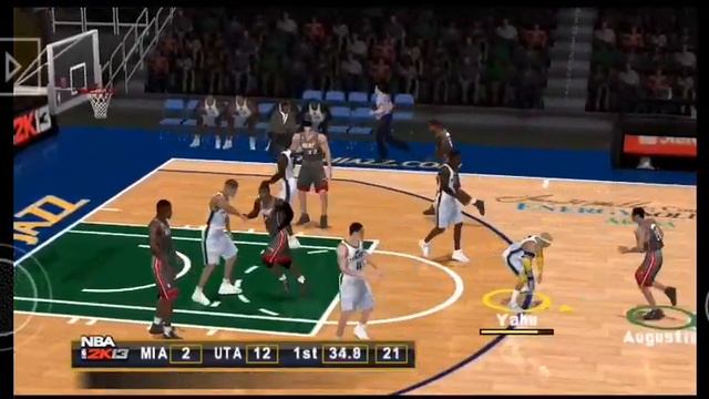 NBA 2K13 (PPSSPP) Jazz vs Heat, Elimination Round, Season 3. смотреть онлайн