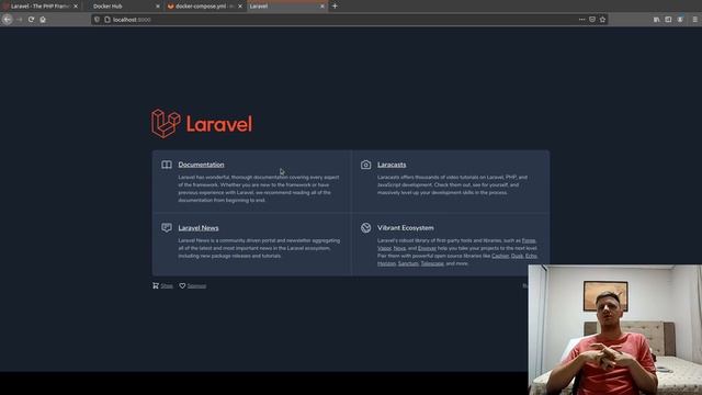 Criando seus containers com docker e iniciando um novo projeto com laravel смотреть онлайн