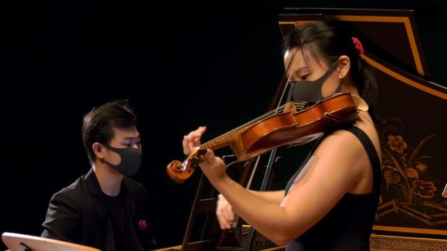 J.S. Bach Sonata No. 4 in C minor for Violin and Harpsichord, BWV 1017 | RED DOT BAROQUE смотреть онлайн