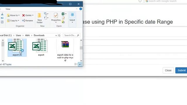 Extract Data in Excel From MySQL database using PHP in Specific Date Range смотреть онлайн