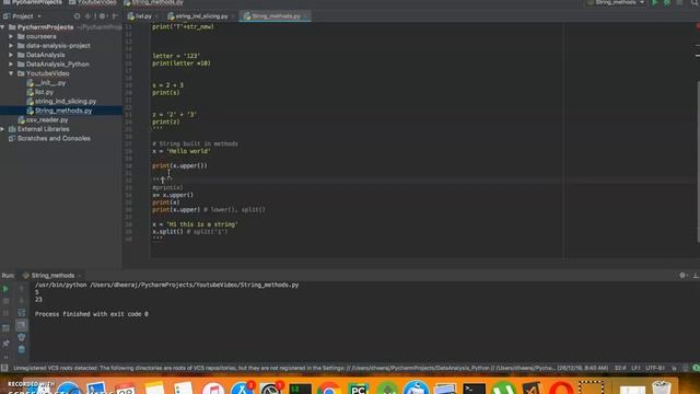 Python Tutorial - 3 : String Properties and Methods смотреть онлайн