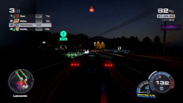 Night Street Race in Lamborghini Murcielago LP 670-4 SV is just Woooooow! - NFS Unbound Gameplay смотреть онлайн