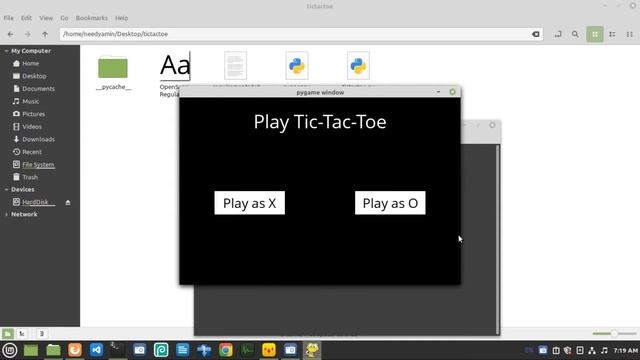 Tic-Tac-Toe using Python and Pygame смотреть онлайн